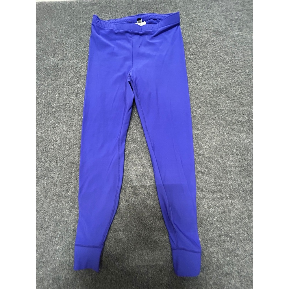 Hind Leggings Womens Size L Purple Rayon Spandex Athletic Running USA Made